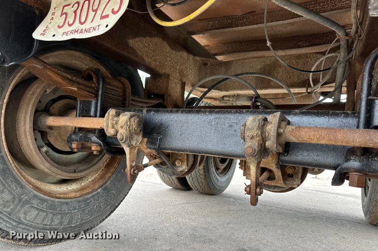 image for item OI9212 1996 Shop built end dump pup trailer