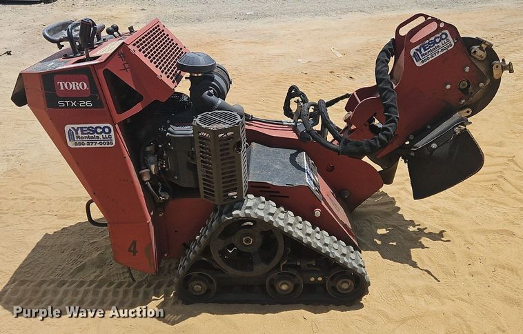 image for item OK9870 2017 Toro STX-26 stump grinder