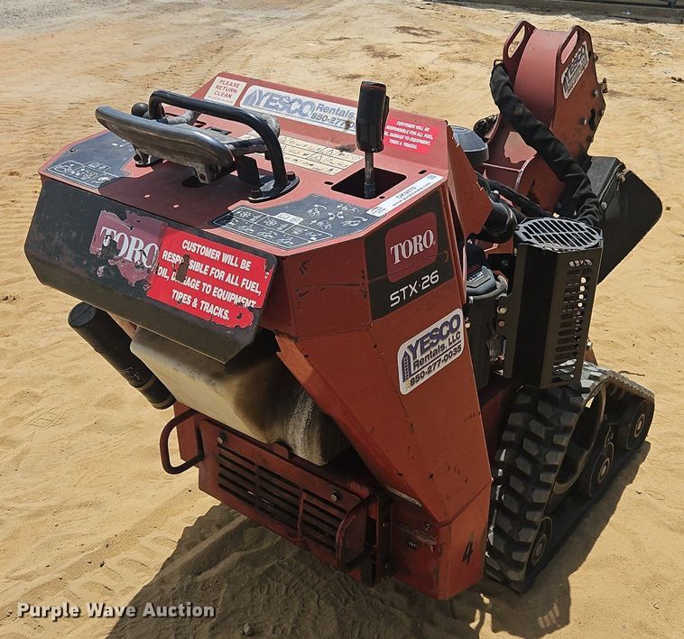 image for item OK9870 2017 Toro STX-26 stump grinder