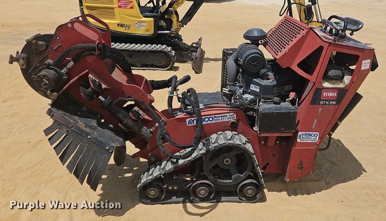 image for item OK9870 2017 Toro STX-26 stump grinder