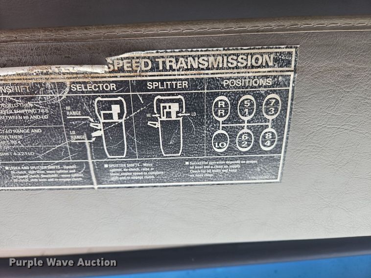 image for item OK9889 1999 Sterling  semi truck