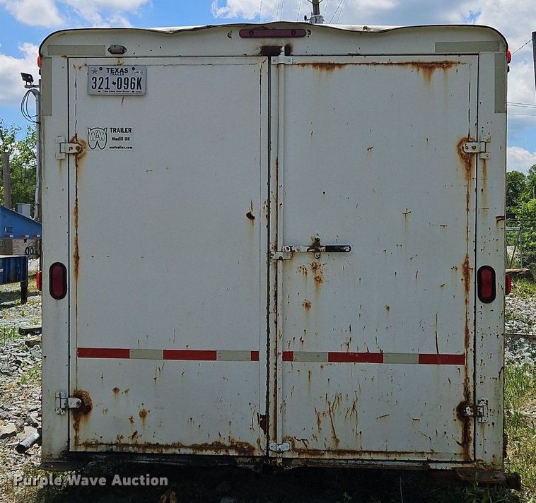 image for item OK9950 2014 W-W enclosed cargo trailer