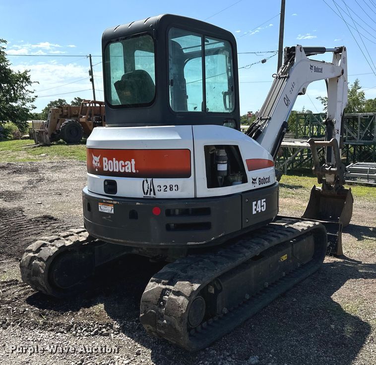 image for item OL9569 2016 Bobcat E45 mini excavator