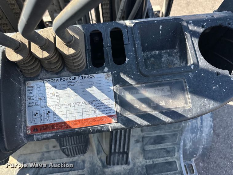 image for item OL9584 Toyota 8FGCU20 forklift