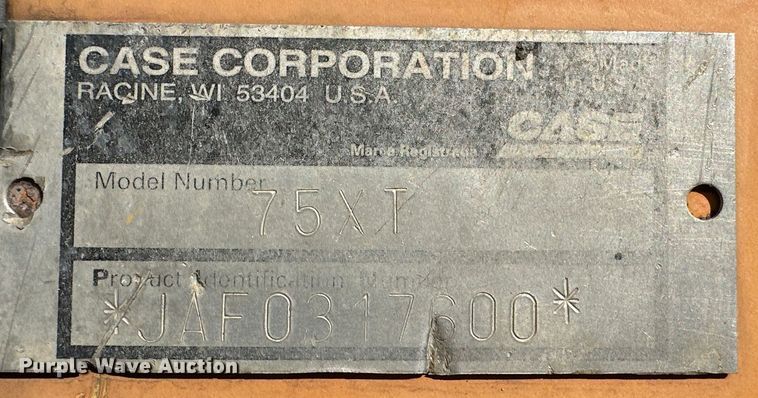 image for item OL9585 2000 Case 75XT skid steer loader