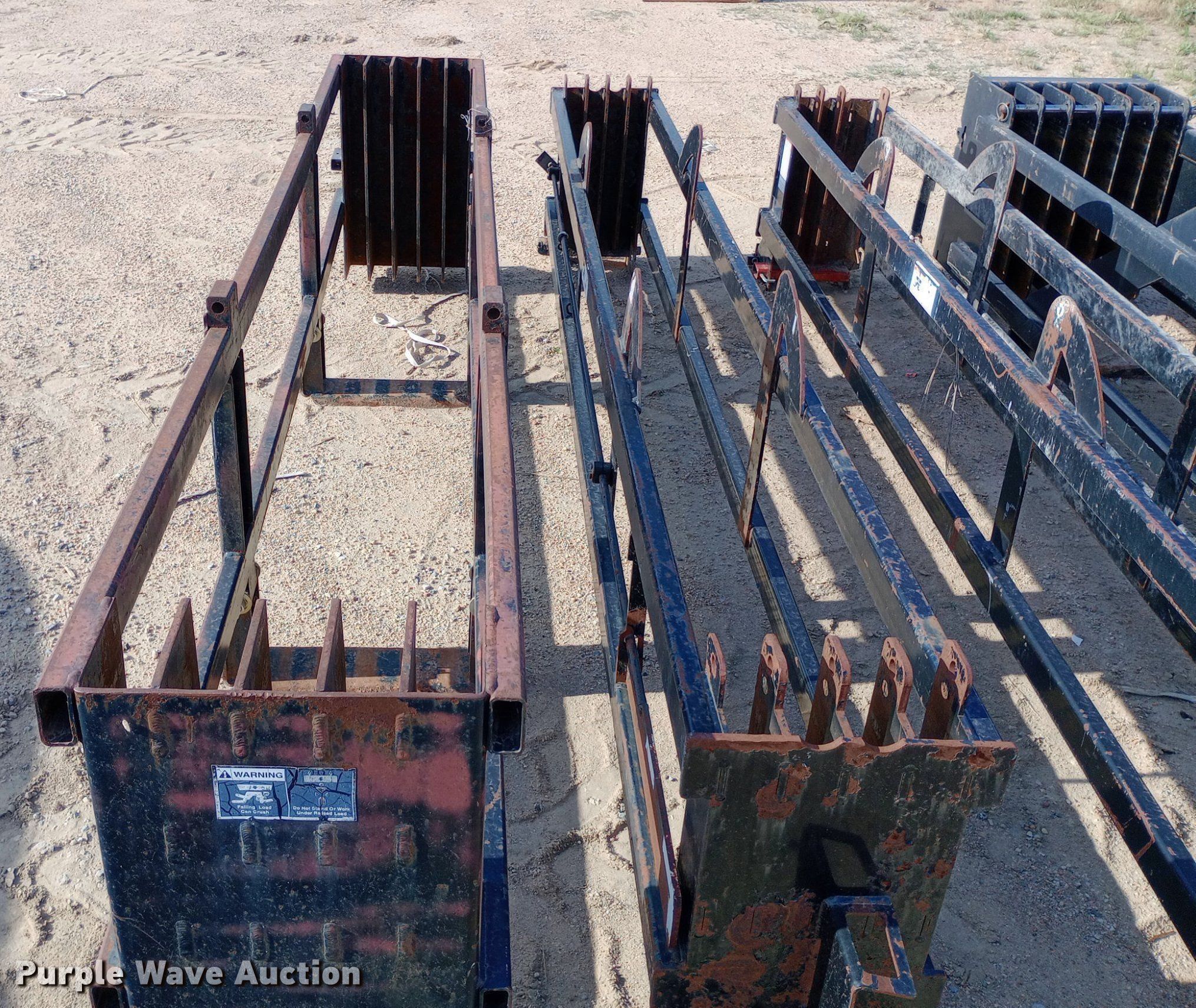 (4) directional boring rod racks in Wichita, KS | Item DQ7183 sold ...