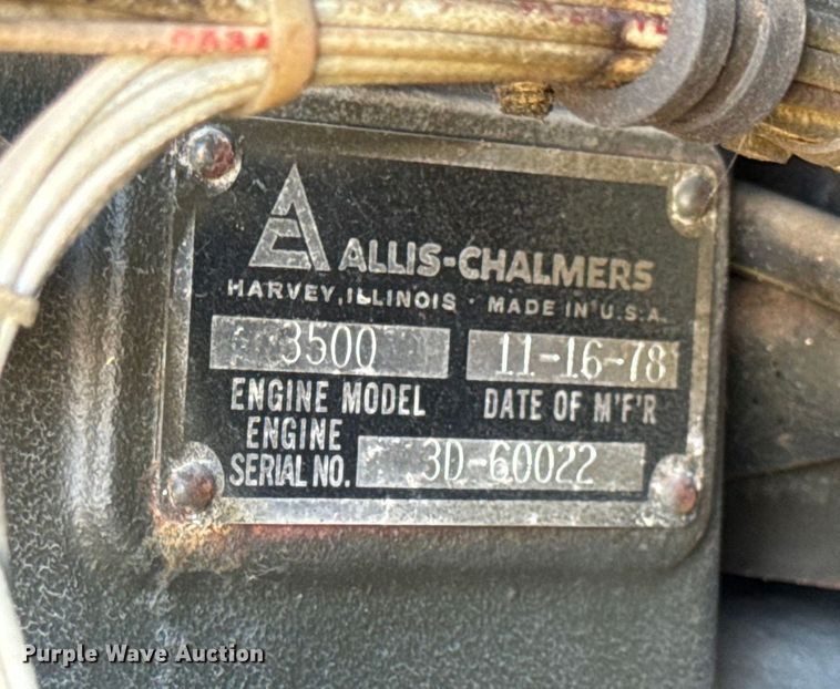 image for item DL4422 1978 Fermont Division  MEP 006A generator