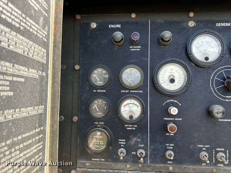 image for item DL4422 1978 Fermont Division  MEP 006A generator