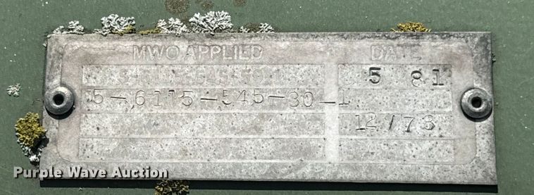 image for item DL4422 1978 Fermont Division  MEP 006A generator