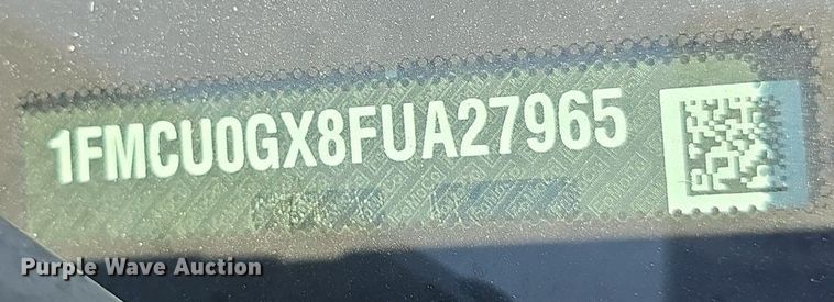 image for item DM1677 2015 Ford Escape SE SUV