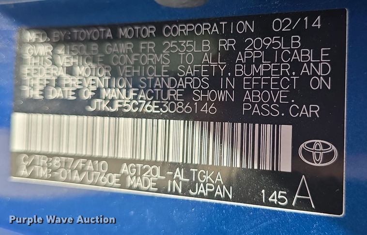 image for item DM1690 2014 Scion TC 