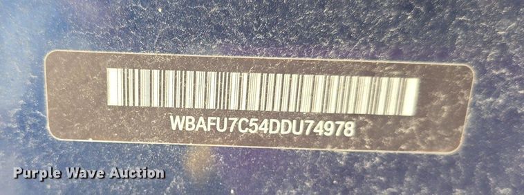 image for item DM1694 2013 BMW 535i 