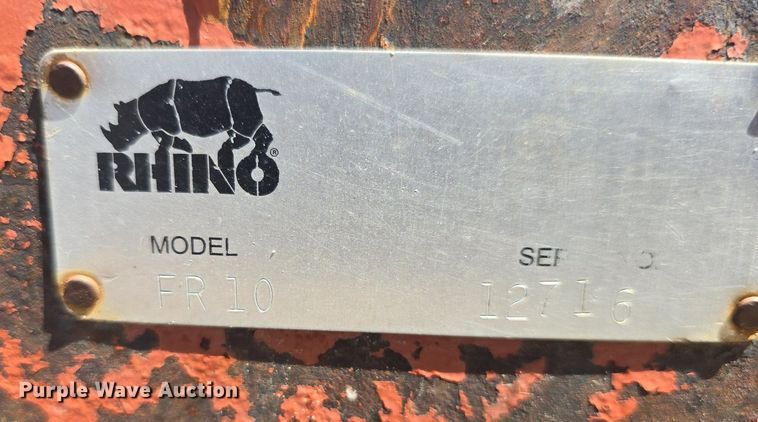 image for item DM1710 Rhino FR10 rotary mower