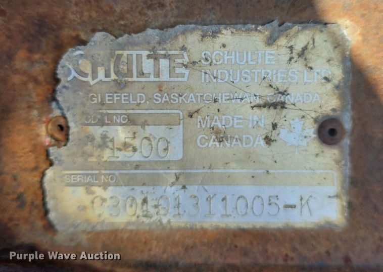 image for item DM1733 Schulte  1500 batwing rotary mower