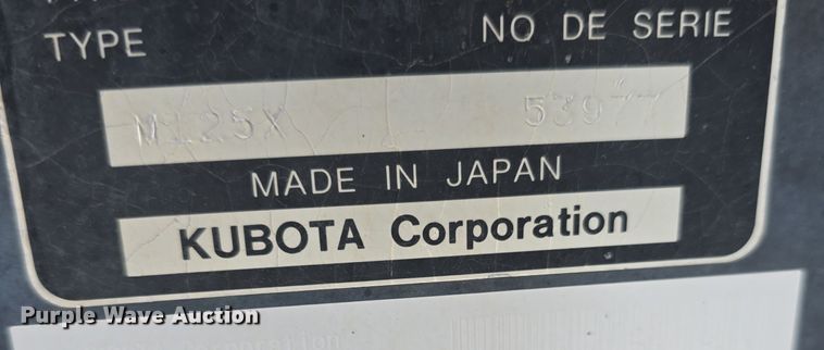 image for item DM1737 Kubota M125X MFWD tractor