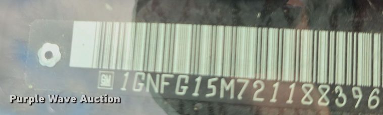 image for item DM1740 2002 Chevrolet Express 1500 van