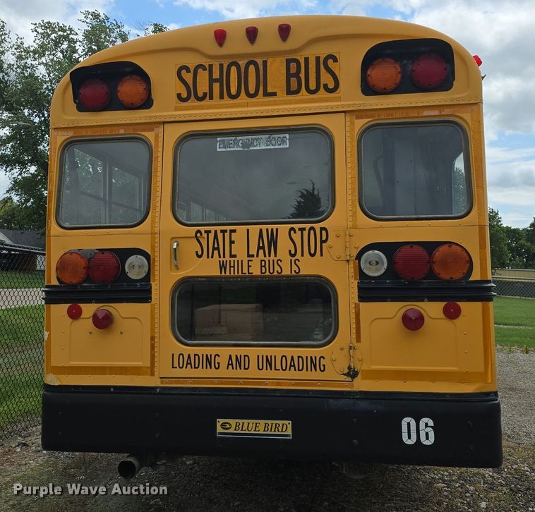 image for item DM1741 2002 Blue Bird  All American school bus