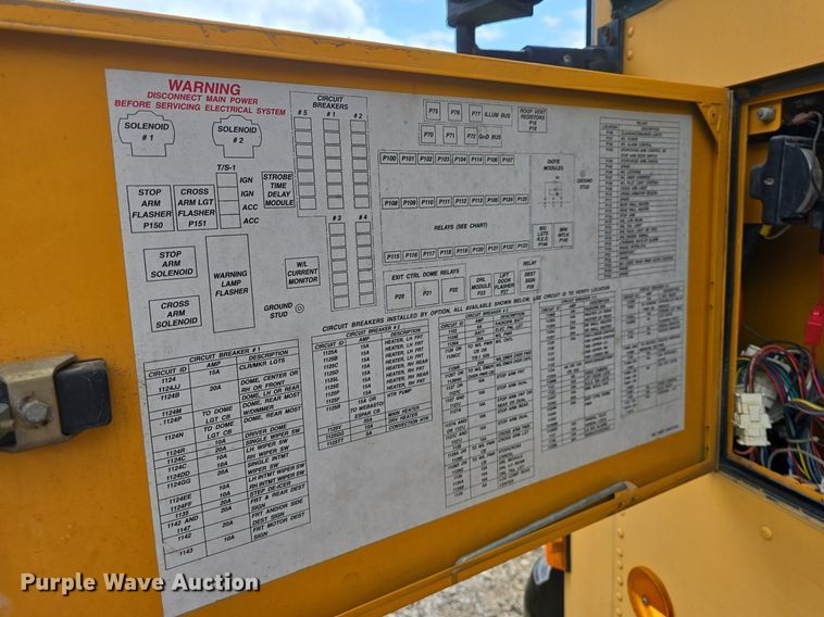 image for item DM1741 2002 Blue Bird  All American school bus