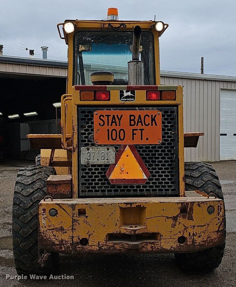 image for item DP0863 1990 John Deere 544E wheel loader