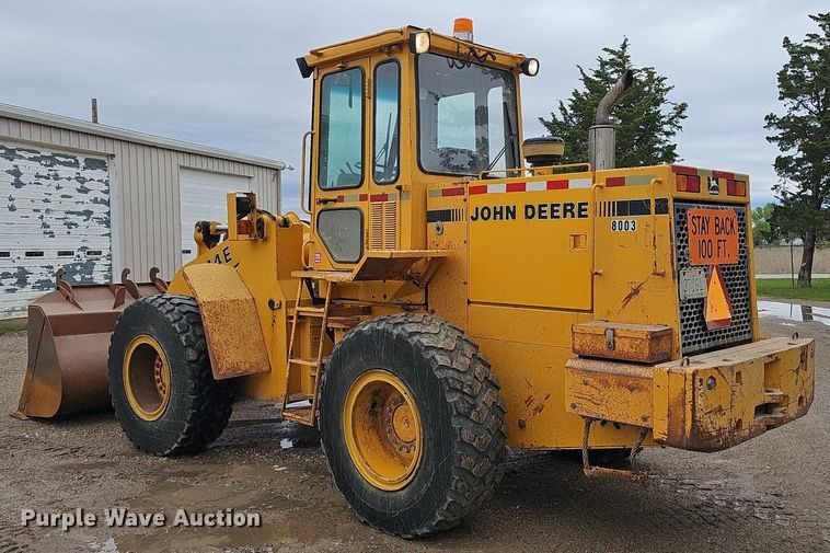 image for item DP0863 1990 John Deere 544E wheel loader