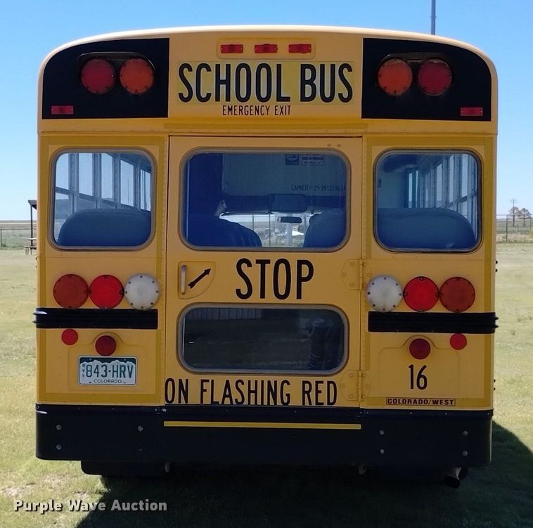 image for item DQ6123 2009 Bluebird school bus