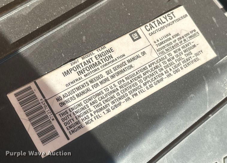 image for item DQ6784 2008 GMC  Magnavan school bus