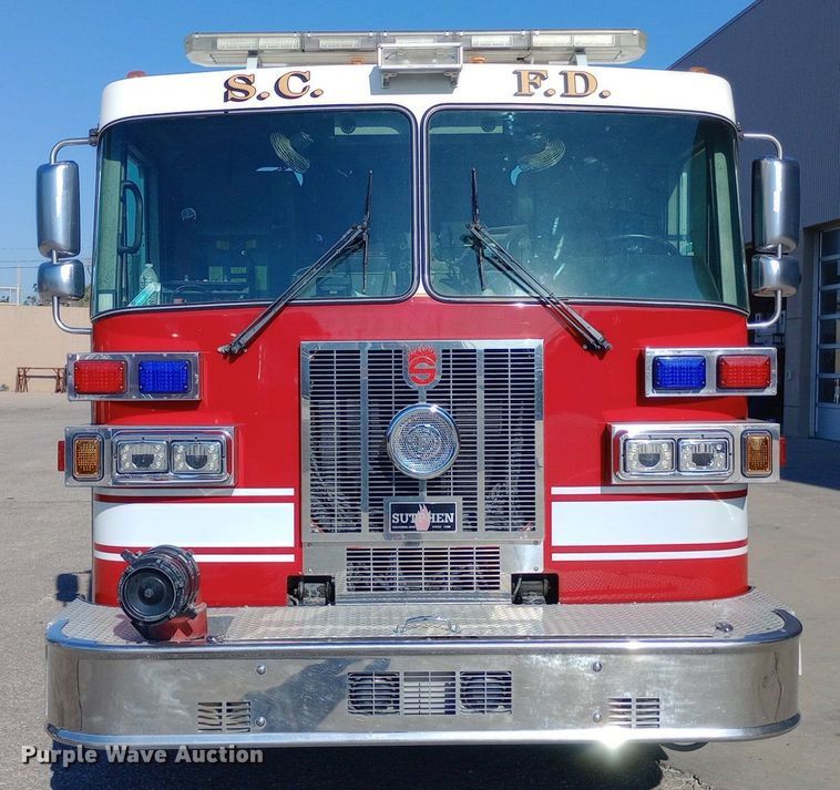 image for item DQ7158 2007 Sutphen 75' Ladder Quint fire truck
