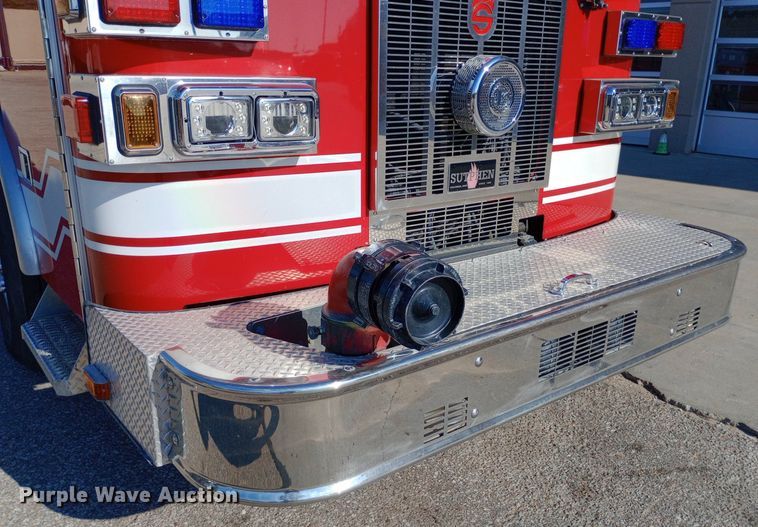image for item DQ7158 2007 Sutphen 75' Ladder Quint fire truck
