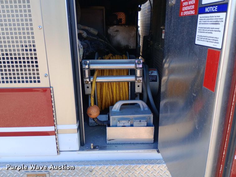 image for item DQ7158 2007 Sutphen 75' Ladder Quint fire truck