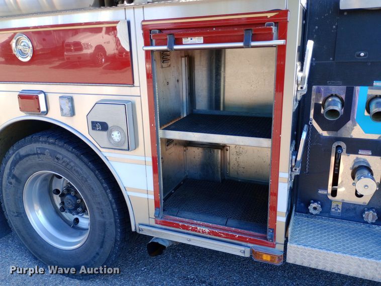 image for item DQ7158 2007 Sutphen 75' Ladder Quint fire truck