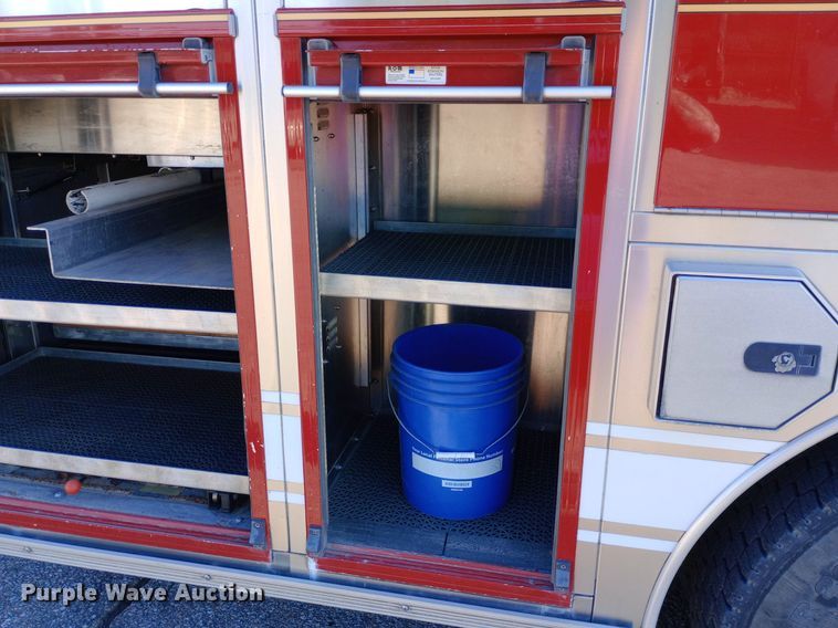 image for item DQ7158 2007 Sutphen 75' Ladder Quint fire truck