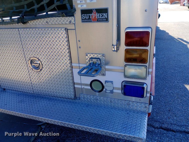 image for item DQ7158 2007 Sutphen 75' Ladder Quint fire truck