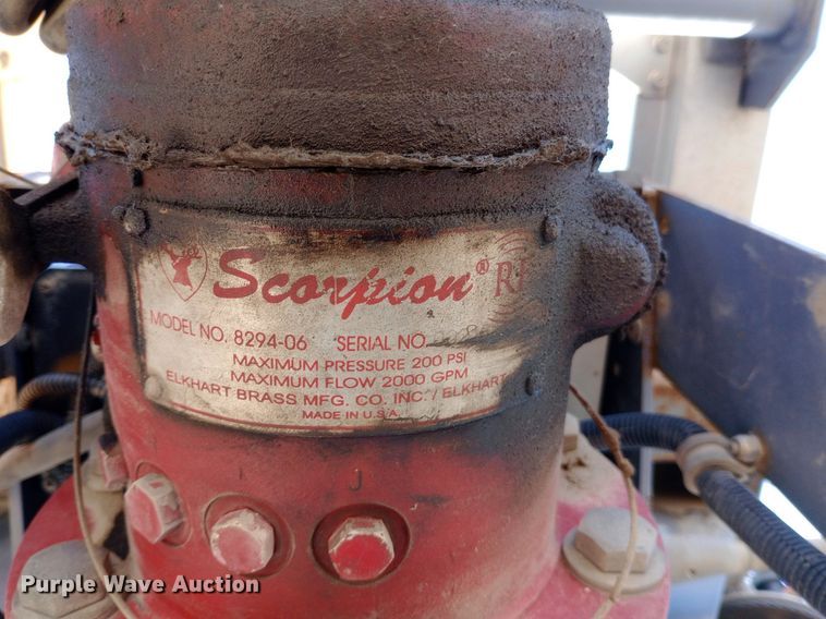 image for item DQ7158 2007 Sutphen 75' Ladder Quint fire truck