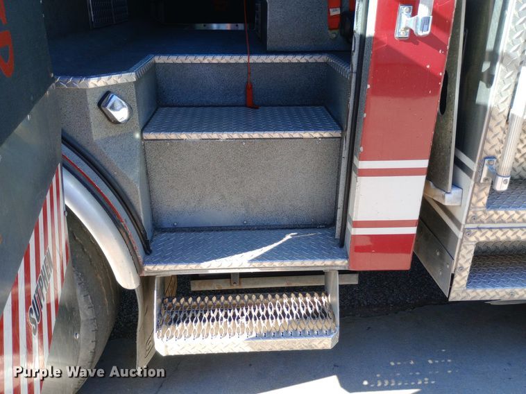 image for item DQ7158 2007 Sutphen 75' Ladder Quint fire truck