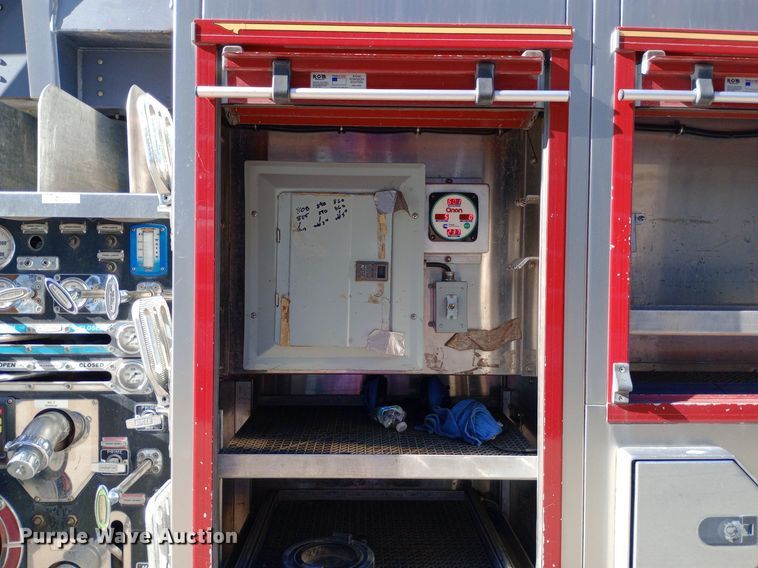 image for item DQ7158 2007 Sutphen 75' Ladder Quint fire truck