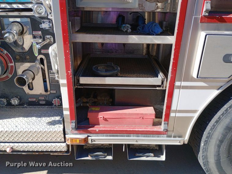 image for item DQ7158 2007 Sutphen 75' Ladder Quint fire truck