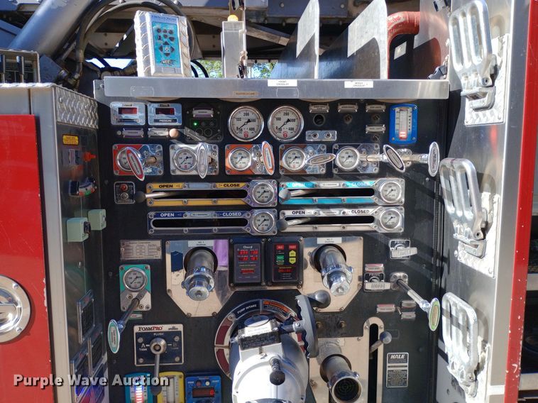 image for item DQ7158 2007 Sutphen 75' Ladder Quint fire truck