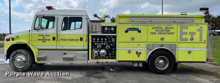 image for item DS3117 1999 Freightliner pumper fire truck