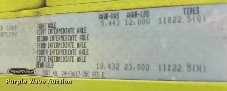 image for item DS3117 1999 Freightliner pumper fire truck