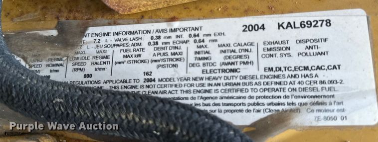 image for item DX0706 2005 Sterling L8500 dump truck