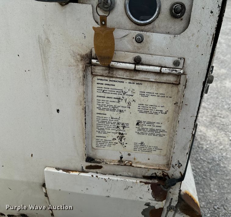 image for item DX0714 1979 Ingersoll Rand DA-30 double drum vibratory roller