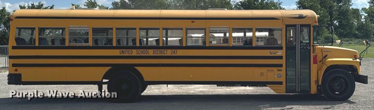 image for item DX0785 2001 Blue Bird B7 school bus