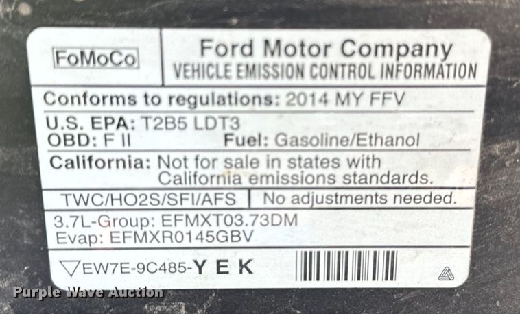 image for item EH3982 2014 Ford Explorer Police Interceptor SUV