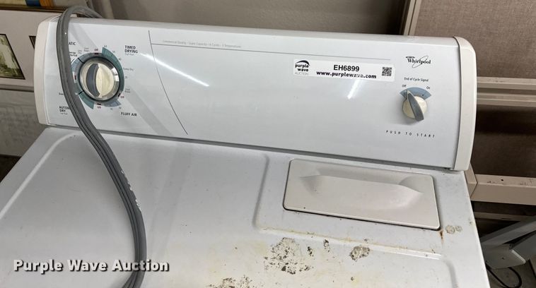 image for item EH6899 Whirlpool dryer