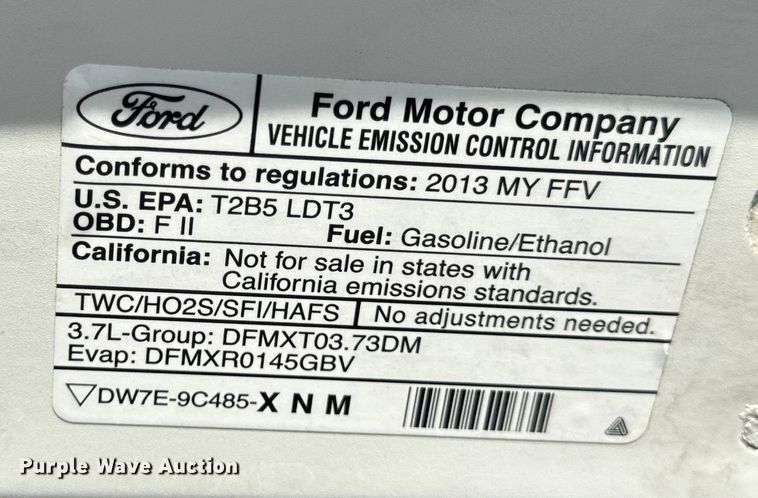 image for item EH6902 2013 Ford Explorer Police Interceptor  SUV