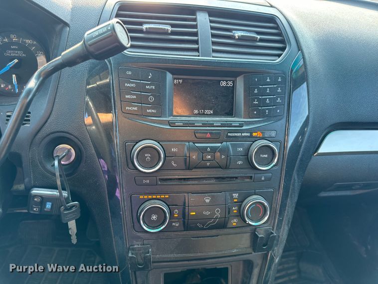 image for item EH6916 2016 Ford Explorer Police Interceptor  SUV