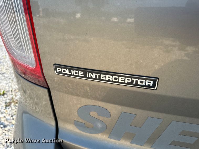 image for item EH6920 2013 Ford Explorer Police Interceptor  SUV