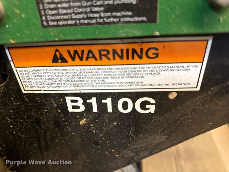 image for item EH6936 Kifco Water-Reel B110G Hard hose traveler