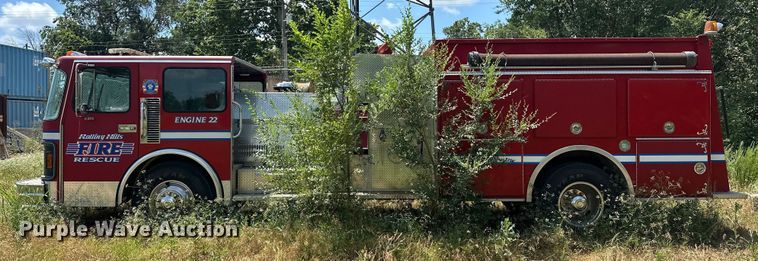 image for item EJ4360 1988 Spartan MS20-2042 pumper fire truck