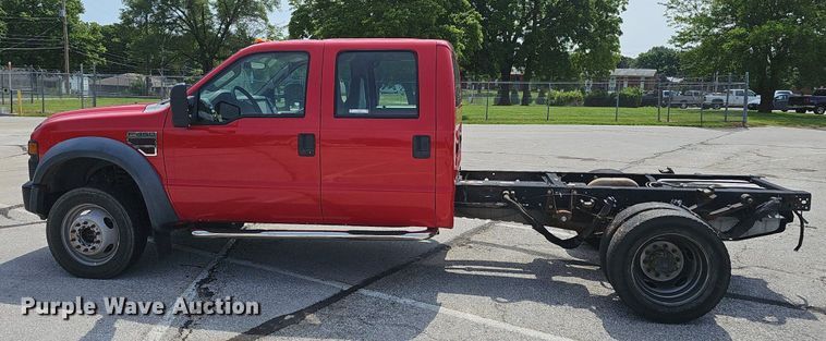 image for item EJ5580 2008 Ford  F450 Super Duty Crew Cab truck cab and chassis
